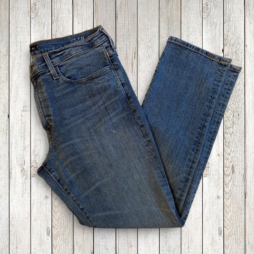 Madewell Men's Slim Jeans W36 L30 Medium Wash Straight Slim Fit Denim Pants